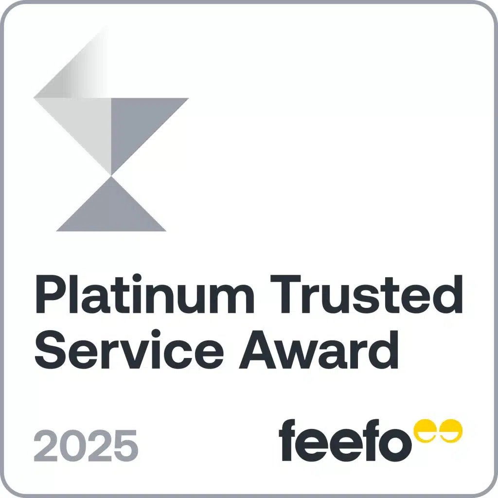 Feefo Platinum Trusted Service 2025